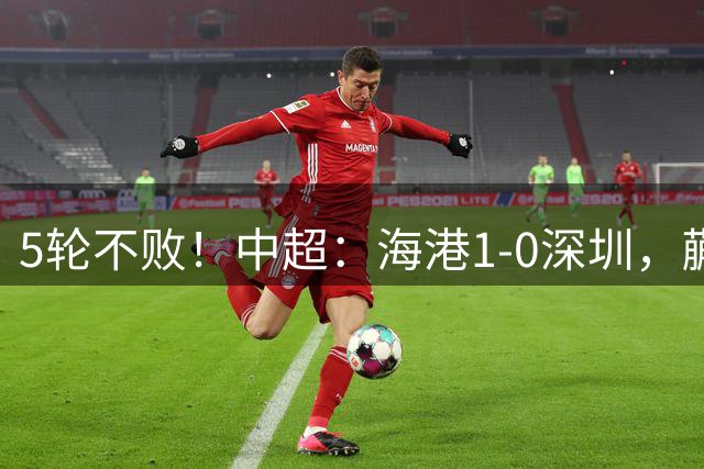 5轮不败！中超：海港1-0深圳，蒯纪闻中超首球，武磊助攻+失单刀